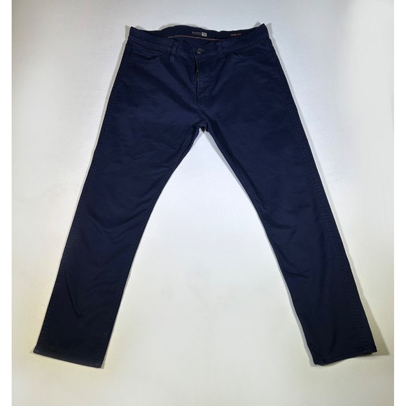 DOCKERS Jean Cut Pants Slim Fit Stretch Comfort Waistband  Pembroke Blue - Picture 1 of 4